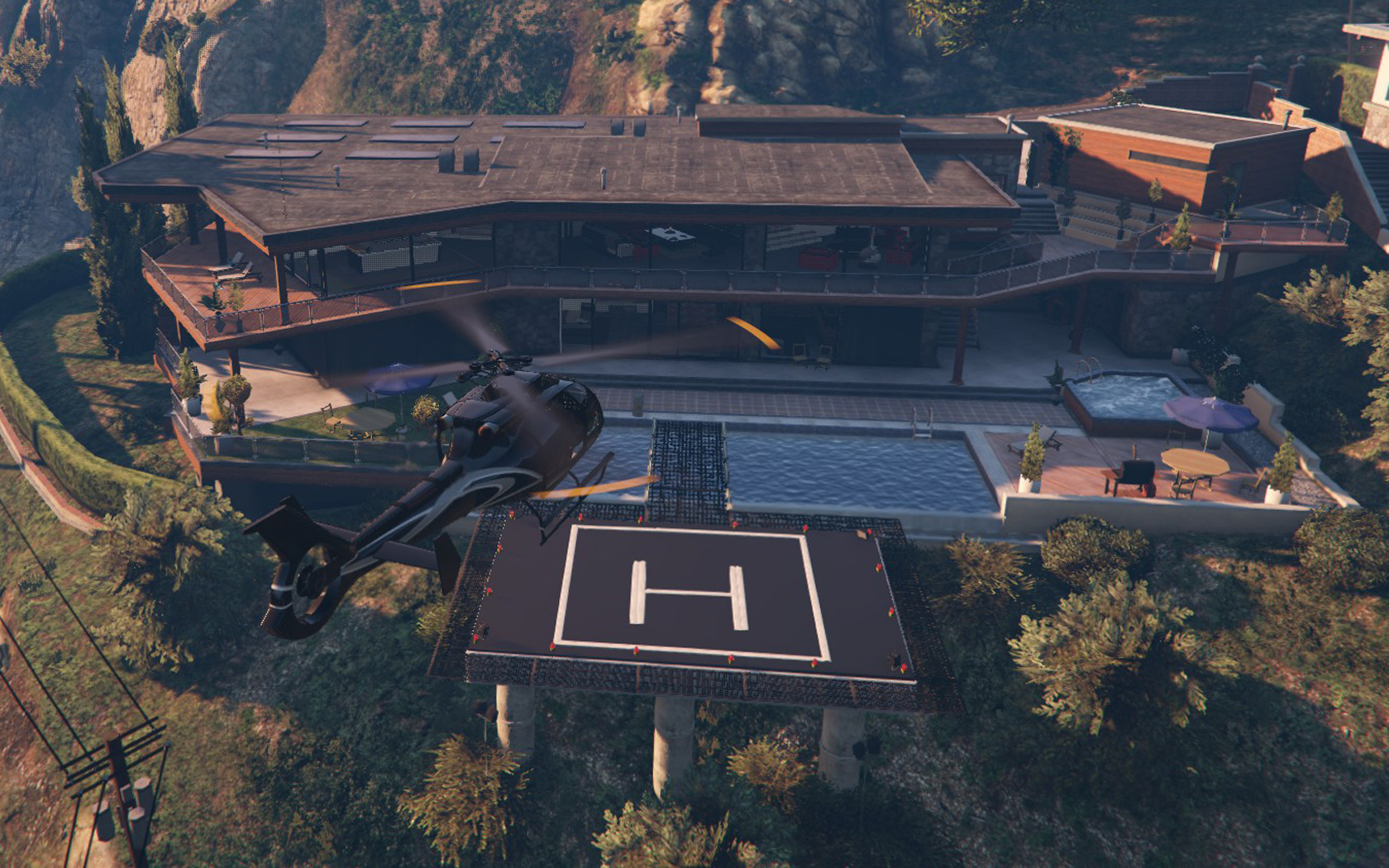 gta 5 franklin helipad